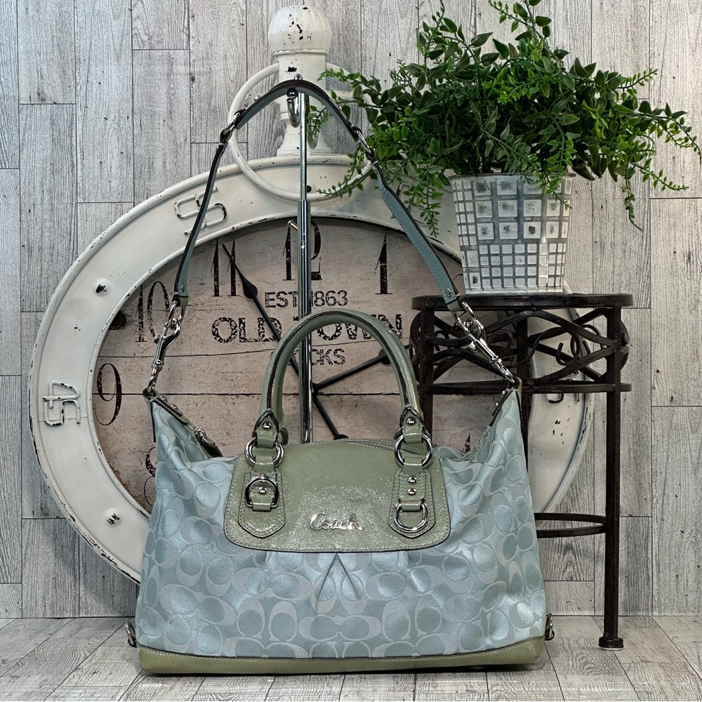 COACH - Ashley Sateen Shoulder Handbag